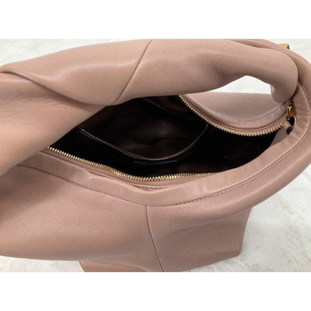 Valentino Garavani Roman Stud Medium Lambskin Leather Hobo Bag - Picture 11 of 16